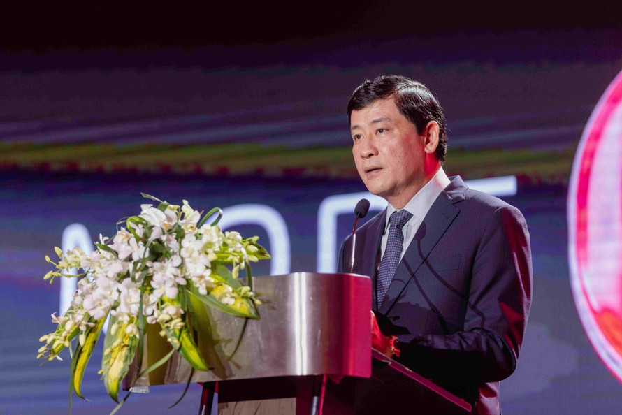 Ông Đỗ Minh Phương – Phó Tổng giám đốc Tập đoàn Viettel phát biểu tại sự kiện.