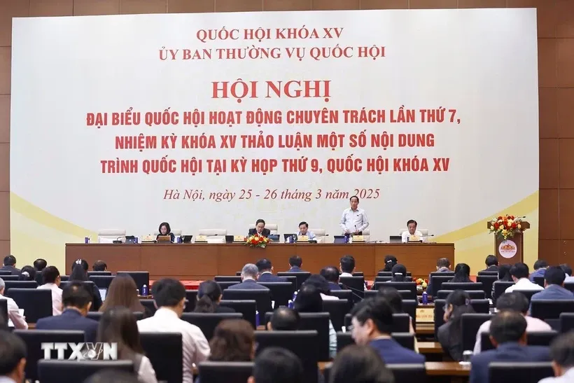 Phó Chủ tịch Quốc hội Trần Quang Phương phát biểu. Ảnh: Doãn Tấn/TTXVN