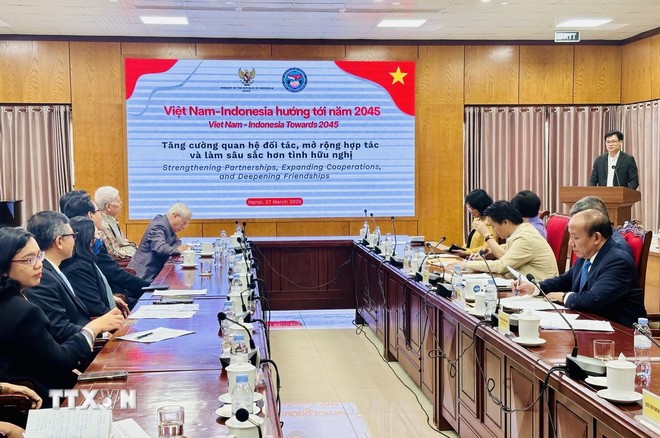 Quang cảnh tọa đàm. Ảnh: Việt Đức/TTXVN