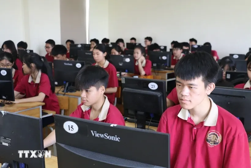 Năm 2024, trường Đại học Vinh mở thêm 3 ngành đào tạo sư phạm phục vụ cho Chương trình Giáo dục phổ thông 2018. Ảnh: Bích Huệ/TTXVN