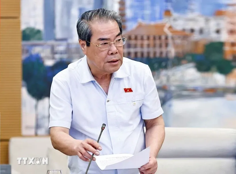 Chủ nhiệm Ủy ban Dân nguyện và Giám sát của Ủy ban Thường vụ Quốc hội Dương Thanh Bình. Ảnh: Doãn Tấn/TTXVN