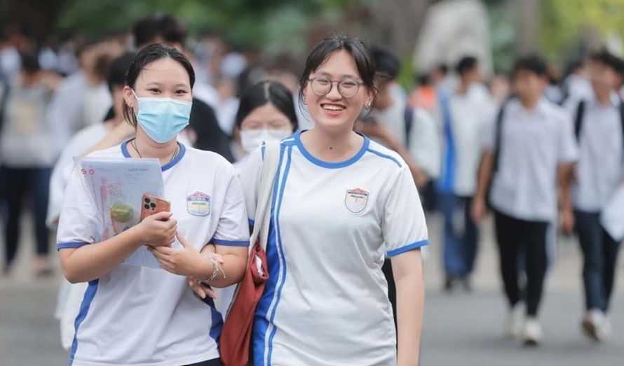 Thí sinh dự thi Tốt nghiệp Trung học phổ thông. 