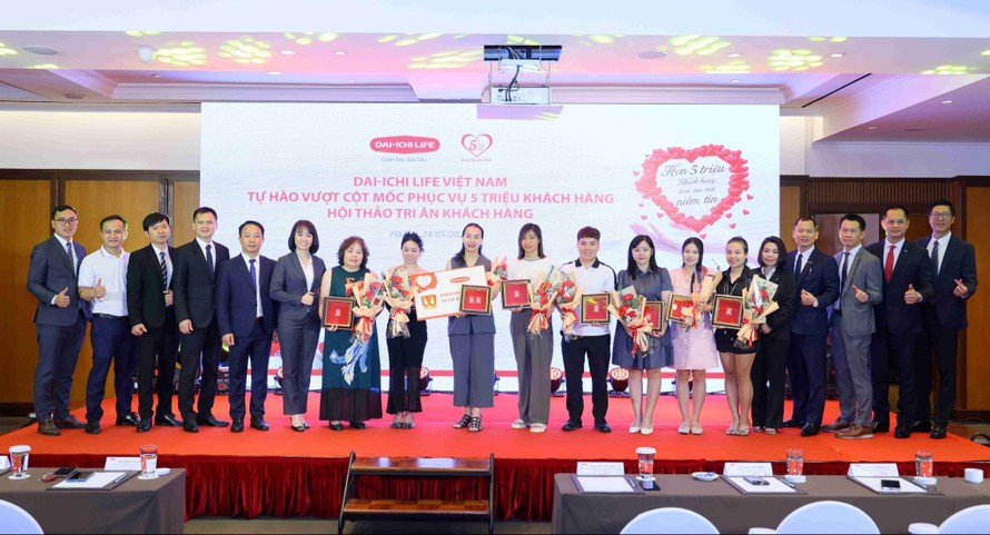 Dai-ichi Life Việt Nam tự hào vượt cột mốc phục vụ 5 triệu khách hàng 
