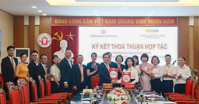 SHB Chi nhánh Phú Thọ ký kết hợp tác với Trường Đại học Hùng Vương.