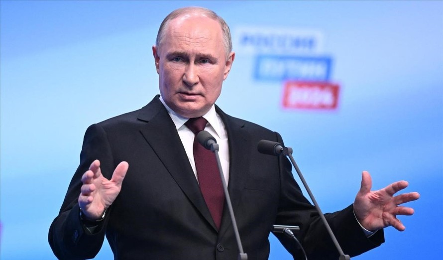 Tổng thống Nga Vladimir Putin. 