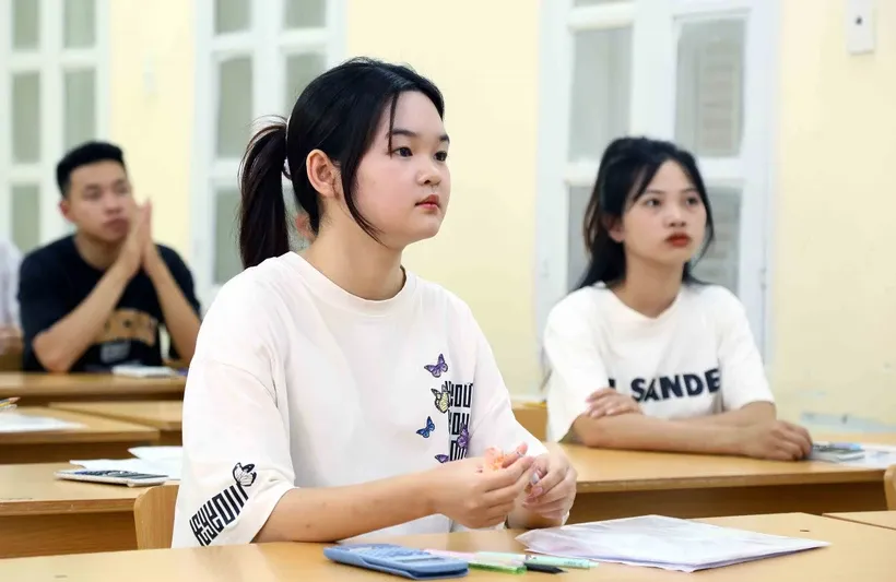 Thí sinh dự thi Tốt nghiệp Trung học phổ thông. 