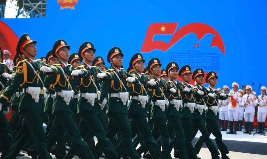 Khối Sĩ quan Hậu cần, Kỹ thuật diễu hành. 