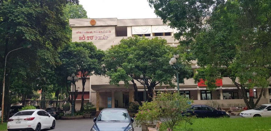 Sở Tư pháp Hà Nội. Ảnh: CB