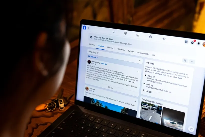 Hàng loạt group Facebook tại Việt Nam bất ngờ bị dừng hoạt động. Ảnh: Minh Sơn