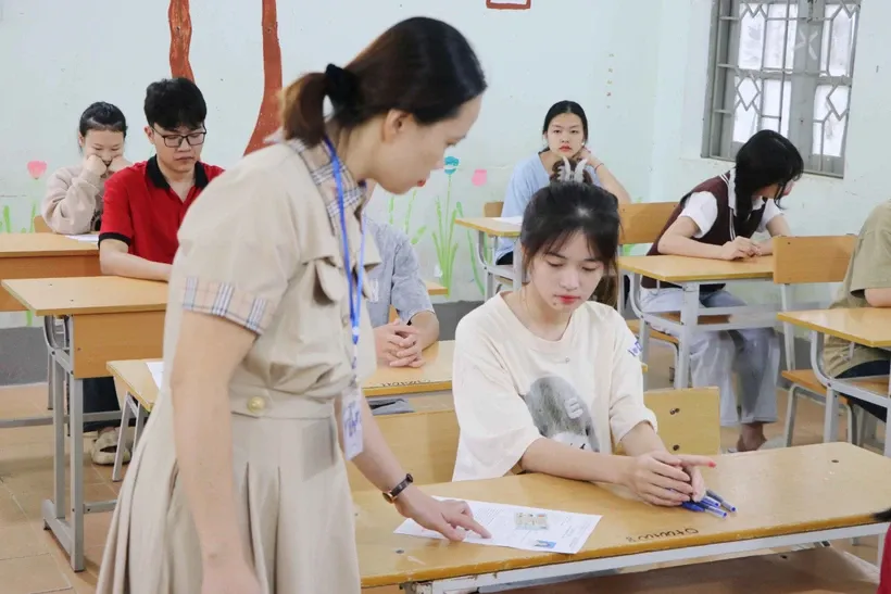 Thí sinh dự thi Tốt nghiệp Trung học phổ thông.