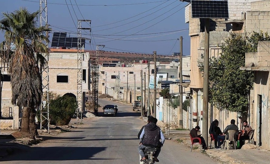 Người dân tại Hama, Syria. 