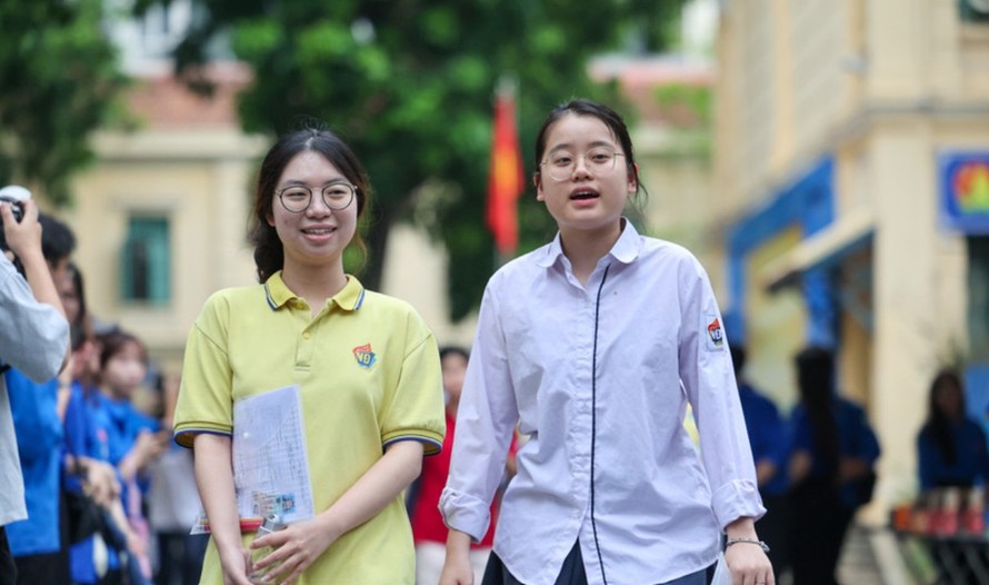 Thí sinh dự thi Tốt nghiệp trung học phổ thông. Ảnh: Minh Sơn