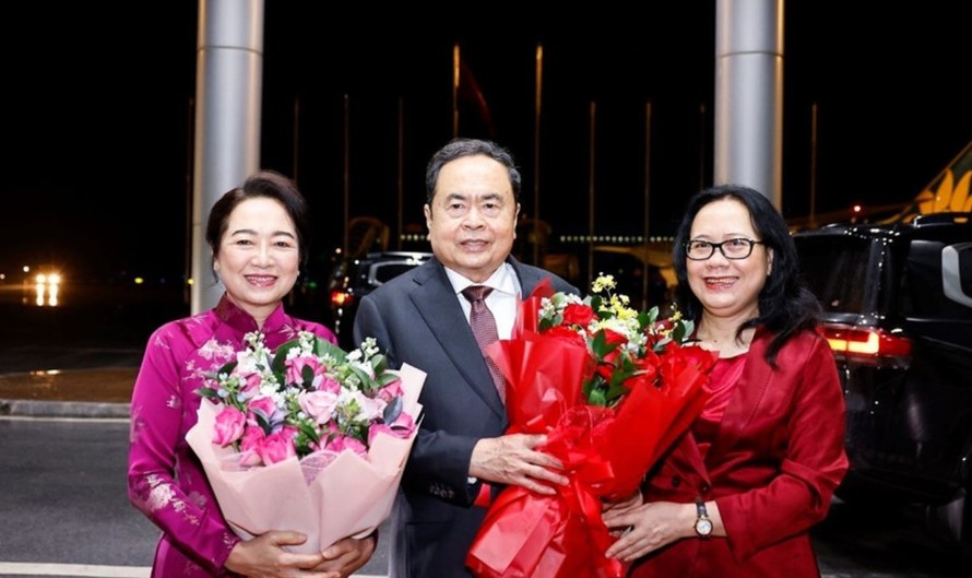 Chủ tịch Quốc hội Trần Thanh Mẫn lên đường thăm chính thức Senegal, Maroc và dự Hội nghị các Chủ tịch Quốc hội thế giới lần thứ 6 tại Thụy Sĩ. Ảnh: Doãn Tấn