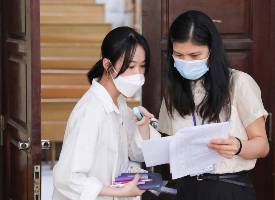 Thí sinh dự thi đánh giá năng lực.