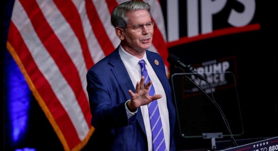 Bộ trưởng Tài chính Mỹ Scott Bessent. Ảnh: Reuters