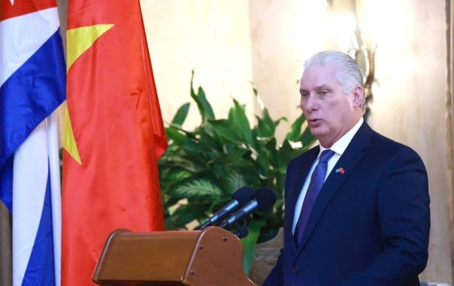 Bí thư Thứ nhất Ban Chấp hành Trung ương Đảng Cộng sản Cuba, Chủ tịch nước Cộng hòa Cuba Miguel Díaz-Canel Bermúdez. Ảnh: Lâm Khánh