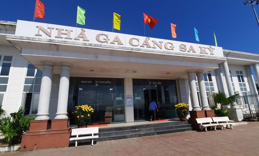 Nhà ga cảng Sa Kỳ. Ảnh: Lê Xuân Thọ
