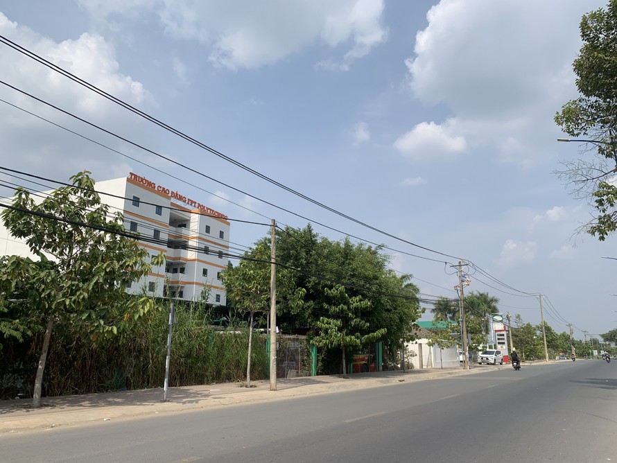 Trường Cao đẳng FPT Đồng Nai trên đường Đỗ Văn Thi, phường Hiệp Hòa, TP.Biên Hòa