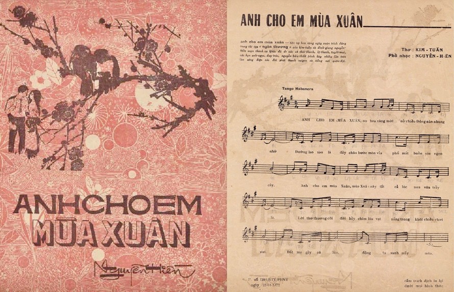 Nhạc phẩm Anh cho em mùa Xuân