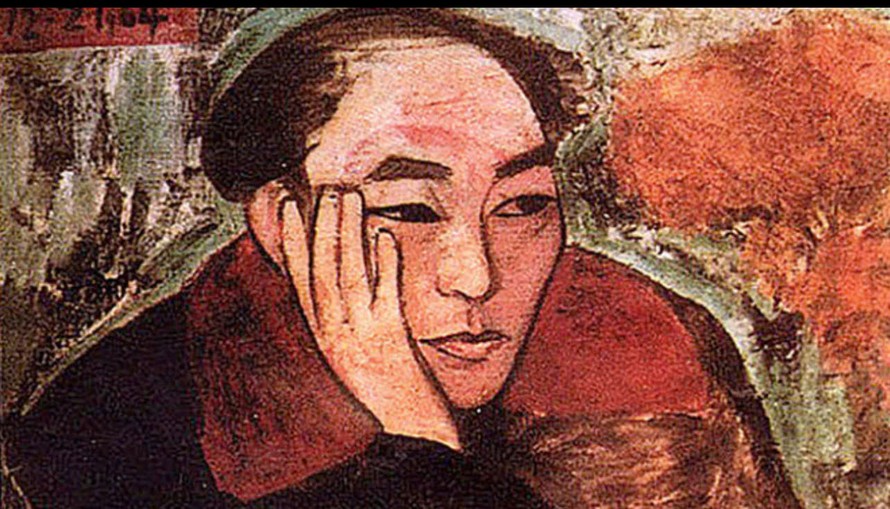 Nhà văn Tô Hoài. Tranh: Nguyễn Sáng