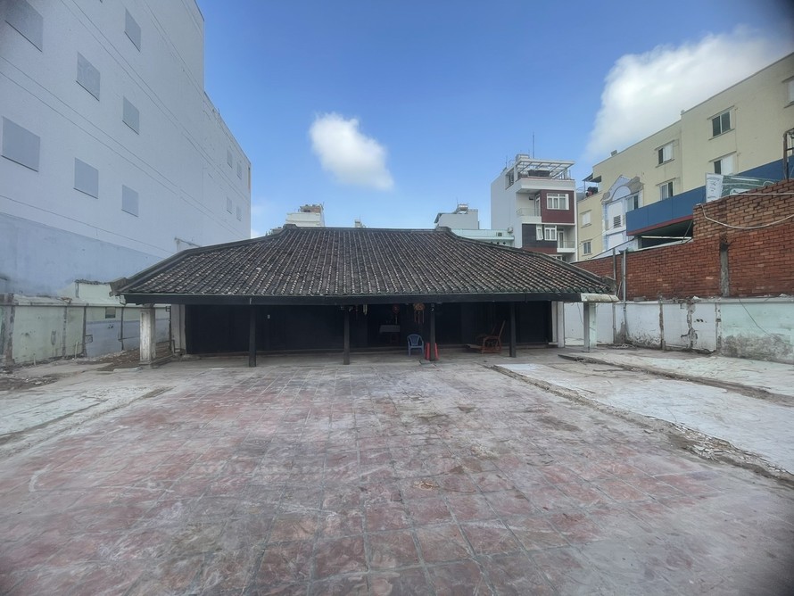 Di tích nhà Vương Hồng Sển sau khi được trả lại mặt bằng.