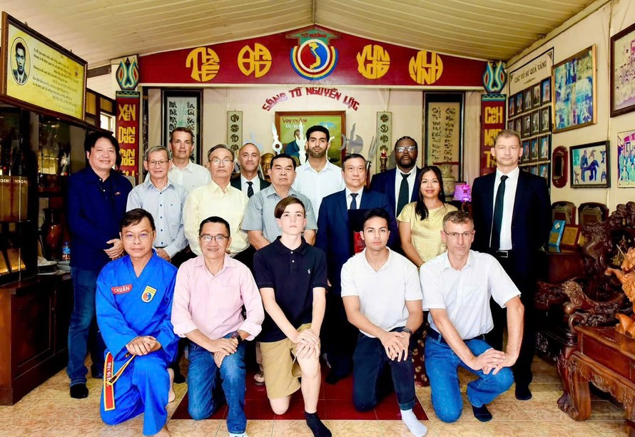 Các võ sư Vovinam nước ngoài trở về thăm nhà thờ tổ Vovinam tại TP.HCM