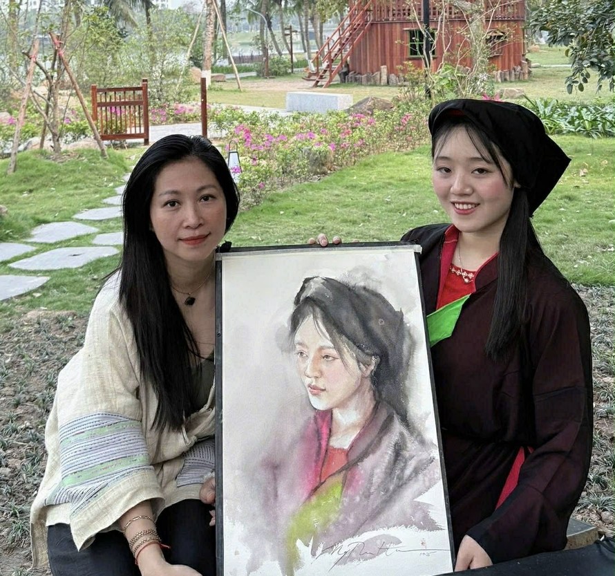 Họa sĩ Nguyễn Thu Hà với nhân vật và tác phẩm