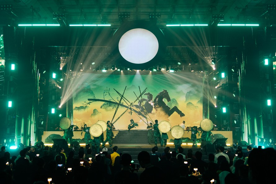 Một tiết mục trong đêm trao giải Tinh hoa Việt 2025