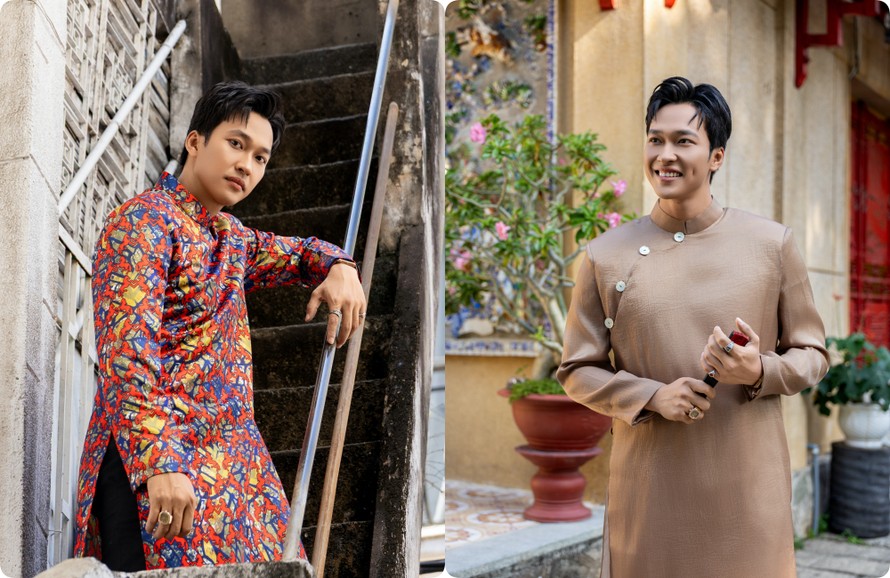 Áo dài nam, nét đẹp truyền thống trong đời sống hiện đại.