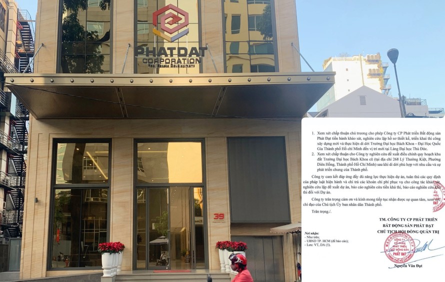 Phát Đạt đề nghị di dời Trường Đại học Bách Khoa - Đại học Quốc gia TP.HCM từ khu vực nội đô đến vị trí mới tại Làng Đại học Thủ Đức.