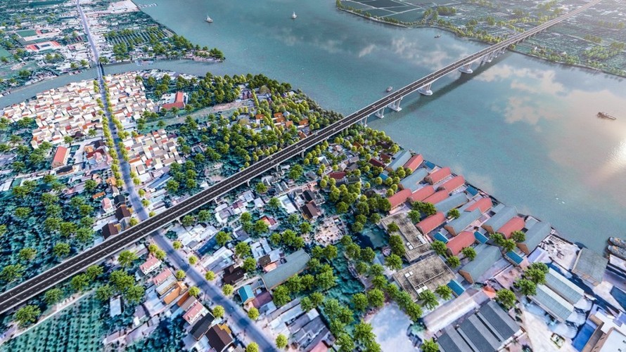 Phối cảnh cầu Đình Khao.