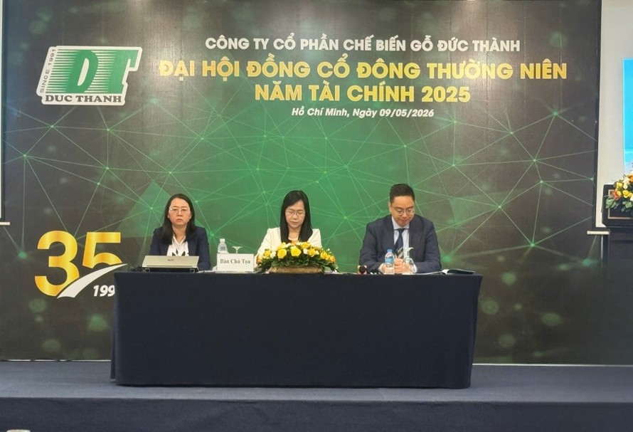 Gỗ Đức Thành dự chi khoảng 74 tỷ đồng để trả cổ tức năm 2026.