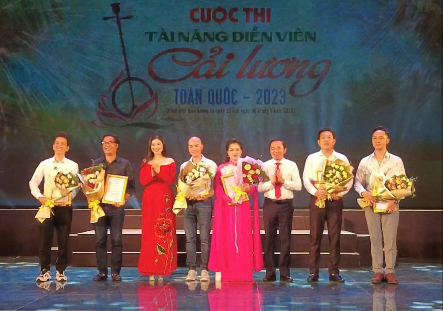 Các diễn viên đạt giải cao tại Cuộc thi Tài năng Diễn viên Cải lương toàn quốc 2023 - lần IV