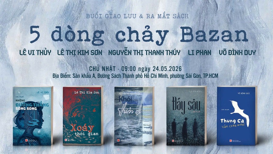 Chương trình giao lưu và ra mắt sách "5 dòng chảy bazan"
