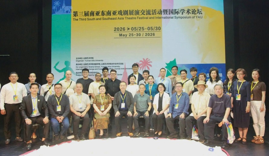 Liên hoan Sân khấu Nam Á và Đông Nam Á 2026 diễn ra từ ngày 25 đến 30/5 tại Vân Nam, Trung Quốc