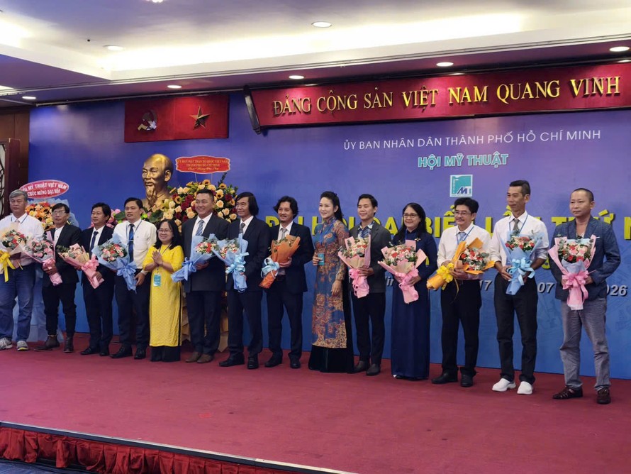 Hội Mỹ Thuật TP.HCM ra mắt Ban chấp hành mới nhiệm kỳ 2026 - 2031