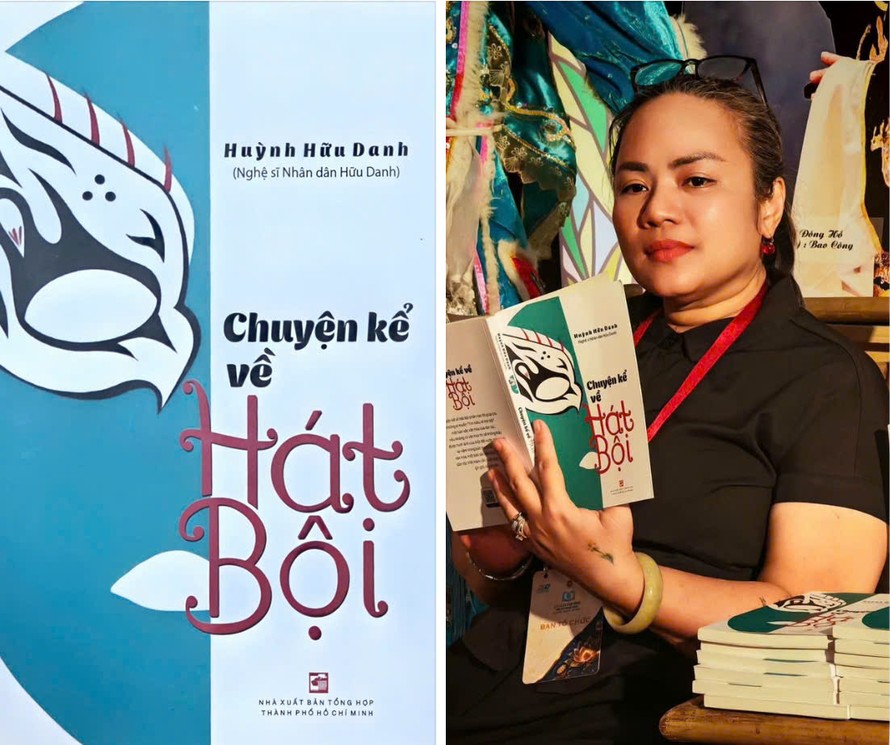 "Chuyện kể về Hát bội" là quyển sách đầu tay của NSND Hữu Danh.