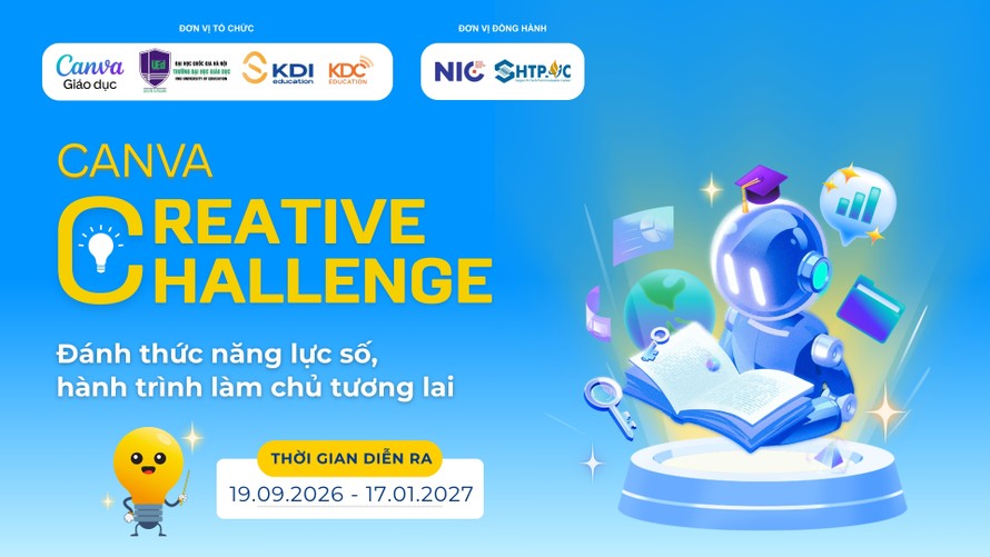 Hình ảnh chủ đạo chính thức của cuộc thi Canva Creative Challenge