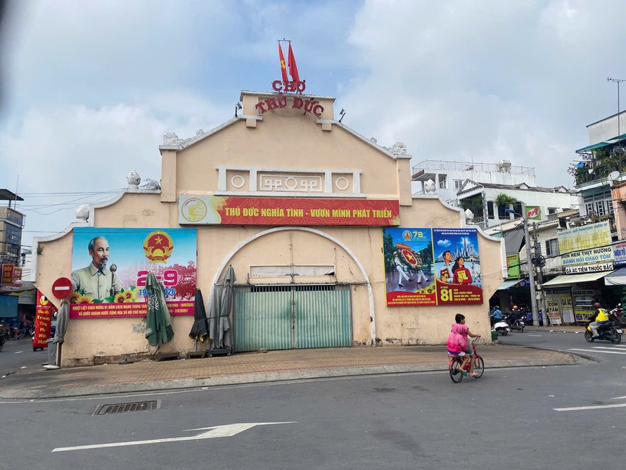 Chợ Thủ Đức trong tình trạng ế ẩm.