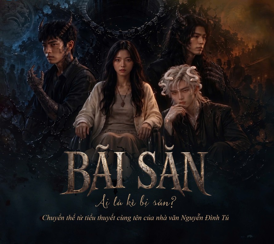 Poster giới thiệu dự án phim AI "Bãi săn" - Ảnh: BTC