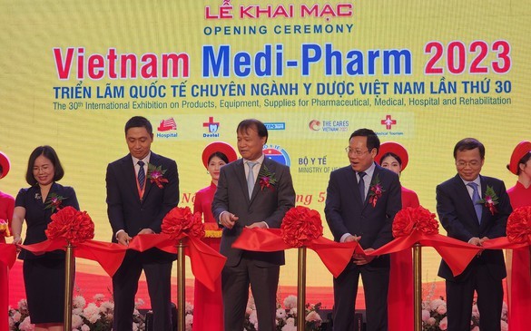 Lễ khai mạc Triển lãm quốc tế chuyên ngành y dược Việt Nam năm 2023 (Vietnam Medi-Pharm).