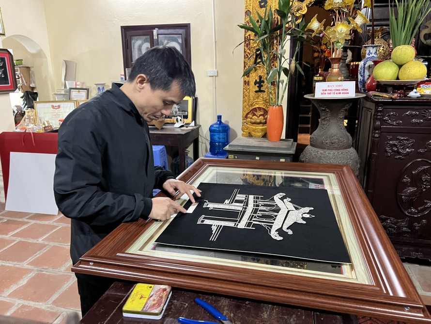 Nghệ nhân Quách Phan Tuấn Anh.