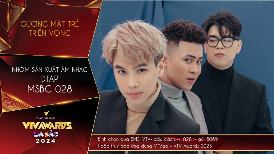Nhóm sản xuất âm nhạc DTAP lọt đề cử gương mặt trẻ triển vọng VTV Awards 2023