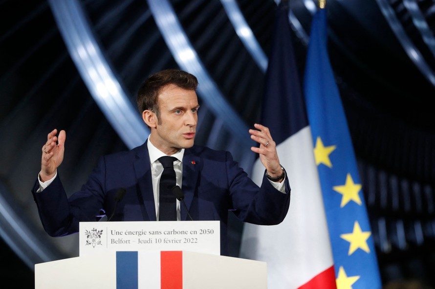 Tổng thống Pháp Emmanuel Macron.