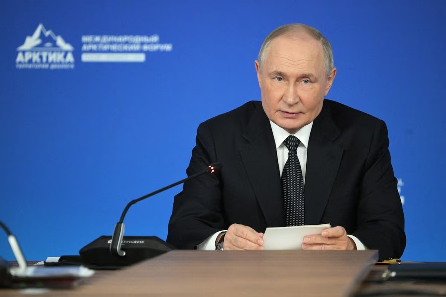 Tổng thống Nga Vladimir Putin. Ảnh: Reuters.