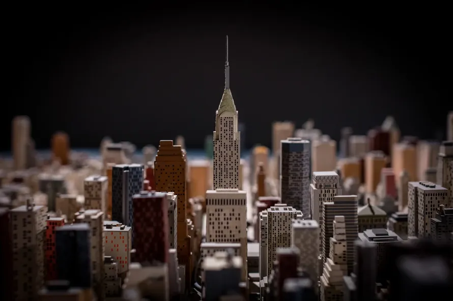 New York thập niên 90 trong mô hình lớn nhất thế giới
