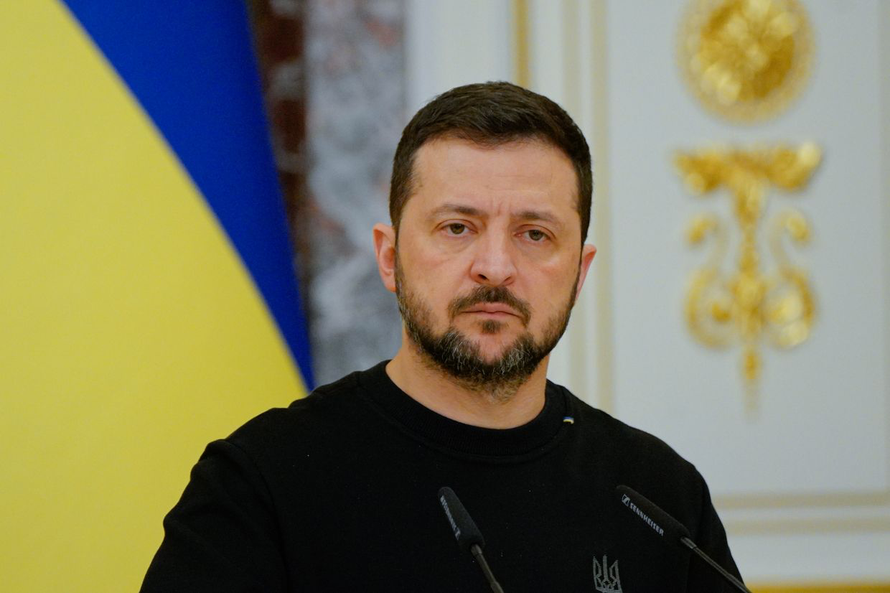 Tổng thống Ukraine Volodymyr Zelensky.