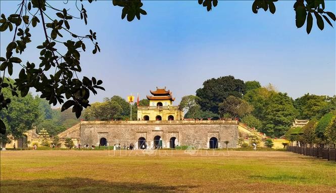 Di sản thế giới Khu trung tâm Hoàng thành Thăng Long. Ảnh: Thanh Tùng/TTXVN.