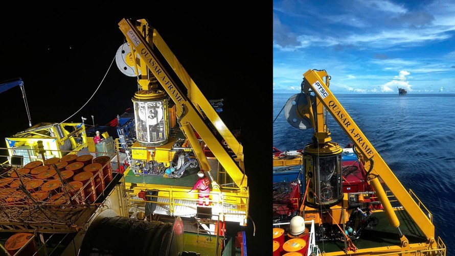 Chiến dịch triển khai liên tục ngày và đêm trên biển.