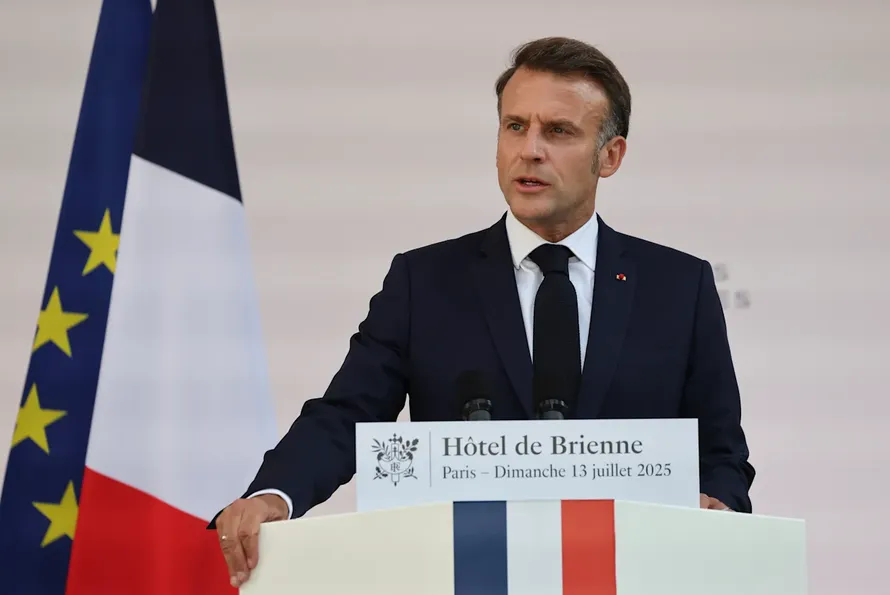 Tổng thống Pháp Emmanuel Macron.